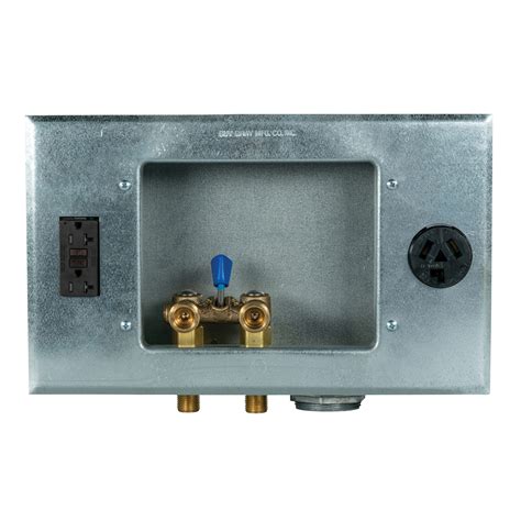 metal washing machine outlet box|washing machine outlet box types.